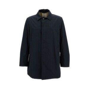 Limpermeabile Structured Dark Blue Coat - NWT